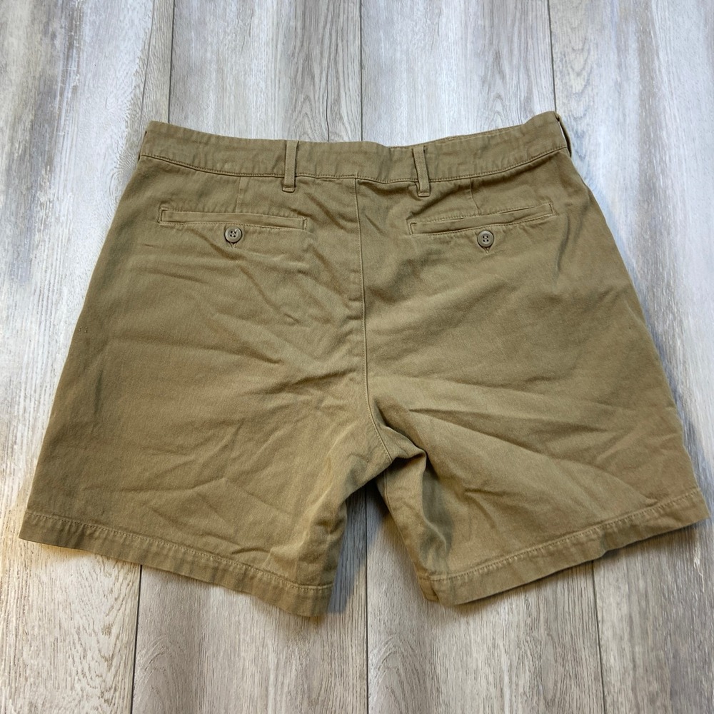 American Giant Shorts Mens 32 Brown Roughneck Stretch Canvas Outdoors USA Made - Picture 6 of 10